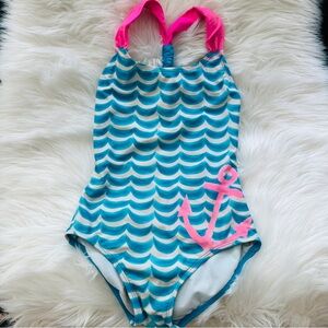 5 x $25 Xhilaration Mermaid Sailor One Piece Swimsuit, 7-8